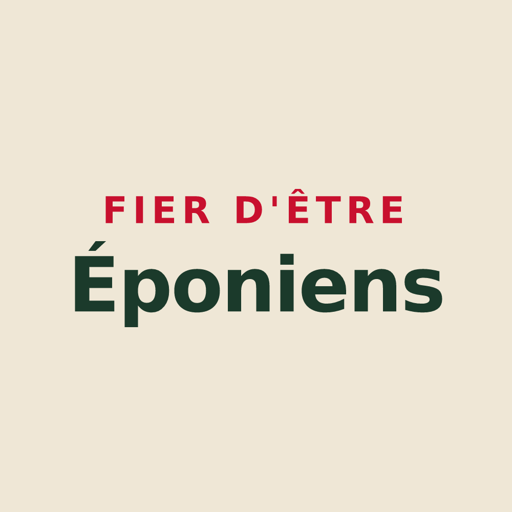Tote bag « Fier d'être Époniens » — design pour Appoigny