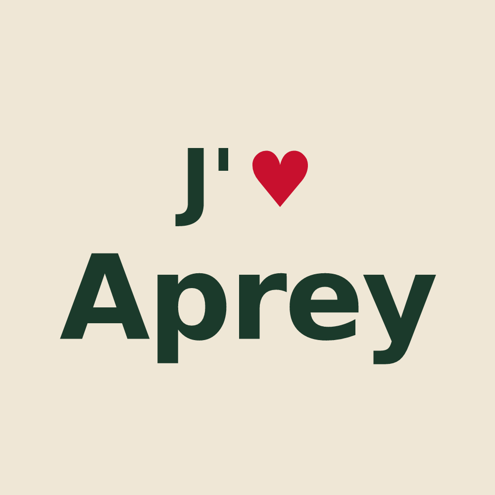 Tote bag personnalisé Aprey — design J'aime Aprey