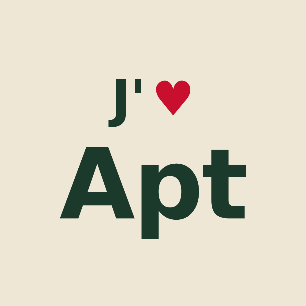 Tote bag personnalisé Apt — design J'aime Apt