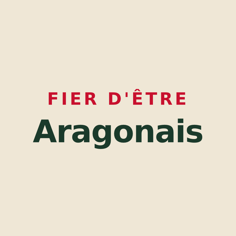 Tote bag « Fier d'être Aragonais » — design pour Aragon