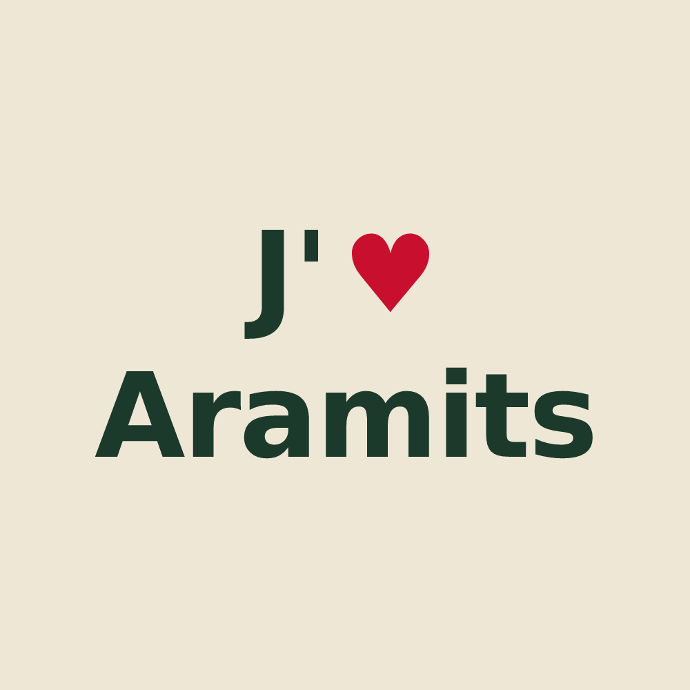 Tote bag personnalisé Aramits — design J'aime Aramits