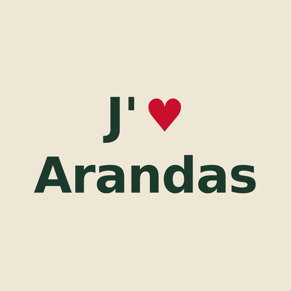 Tote bag personnalisé Arandas — design J'aime Arandas