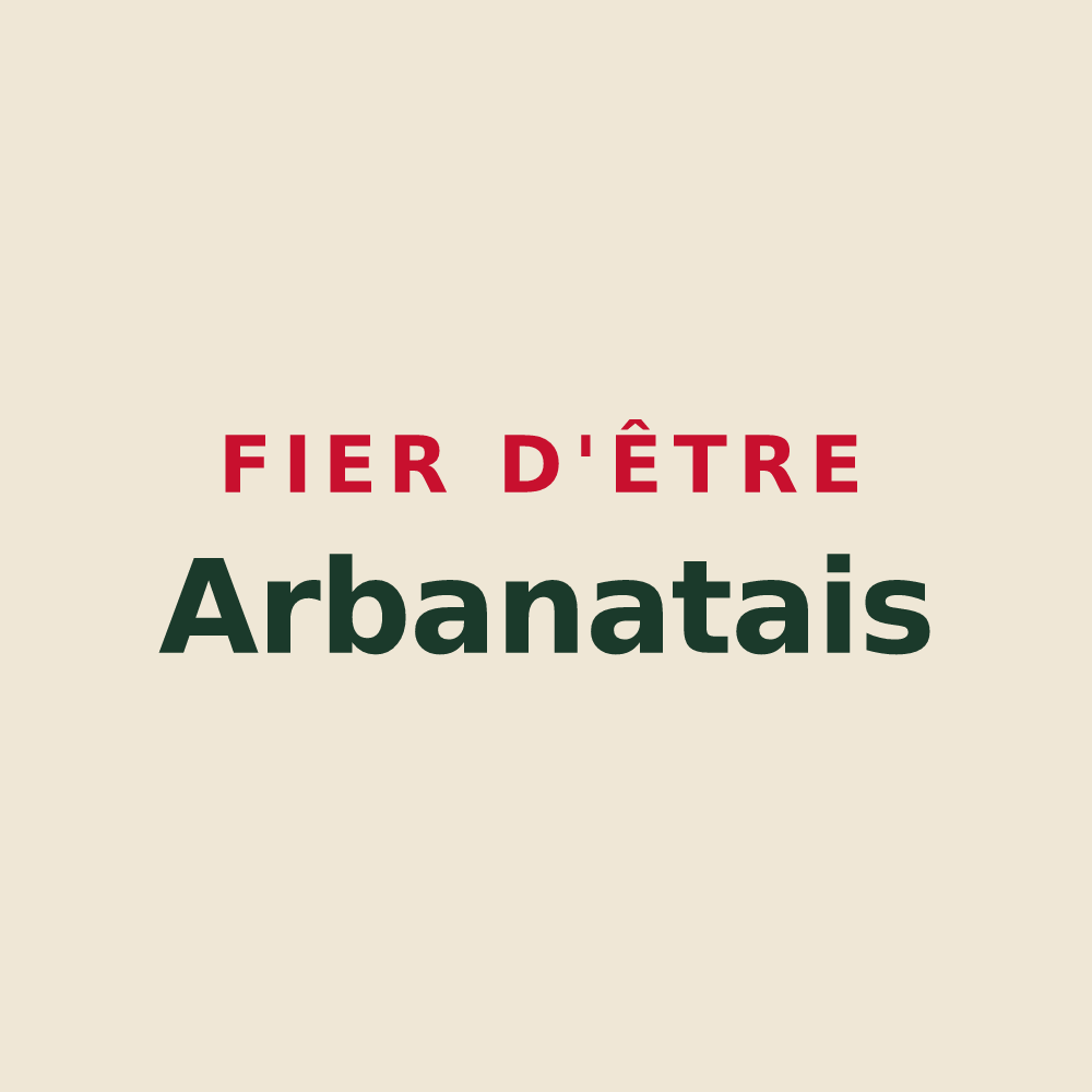 Tote bag « Fier d'être Arbanatais » — design pour Arbanats