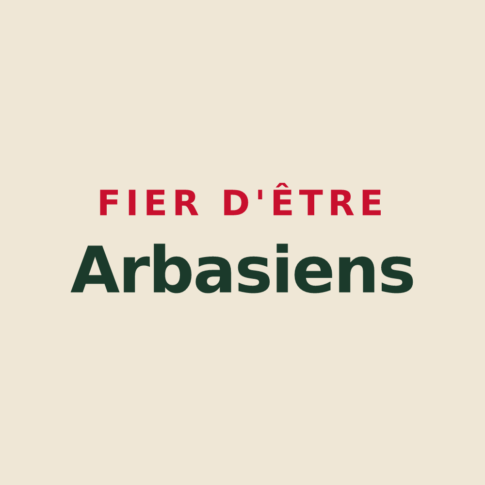 Tote bag « Fier d'être Arbasiens » — design pour Arbas