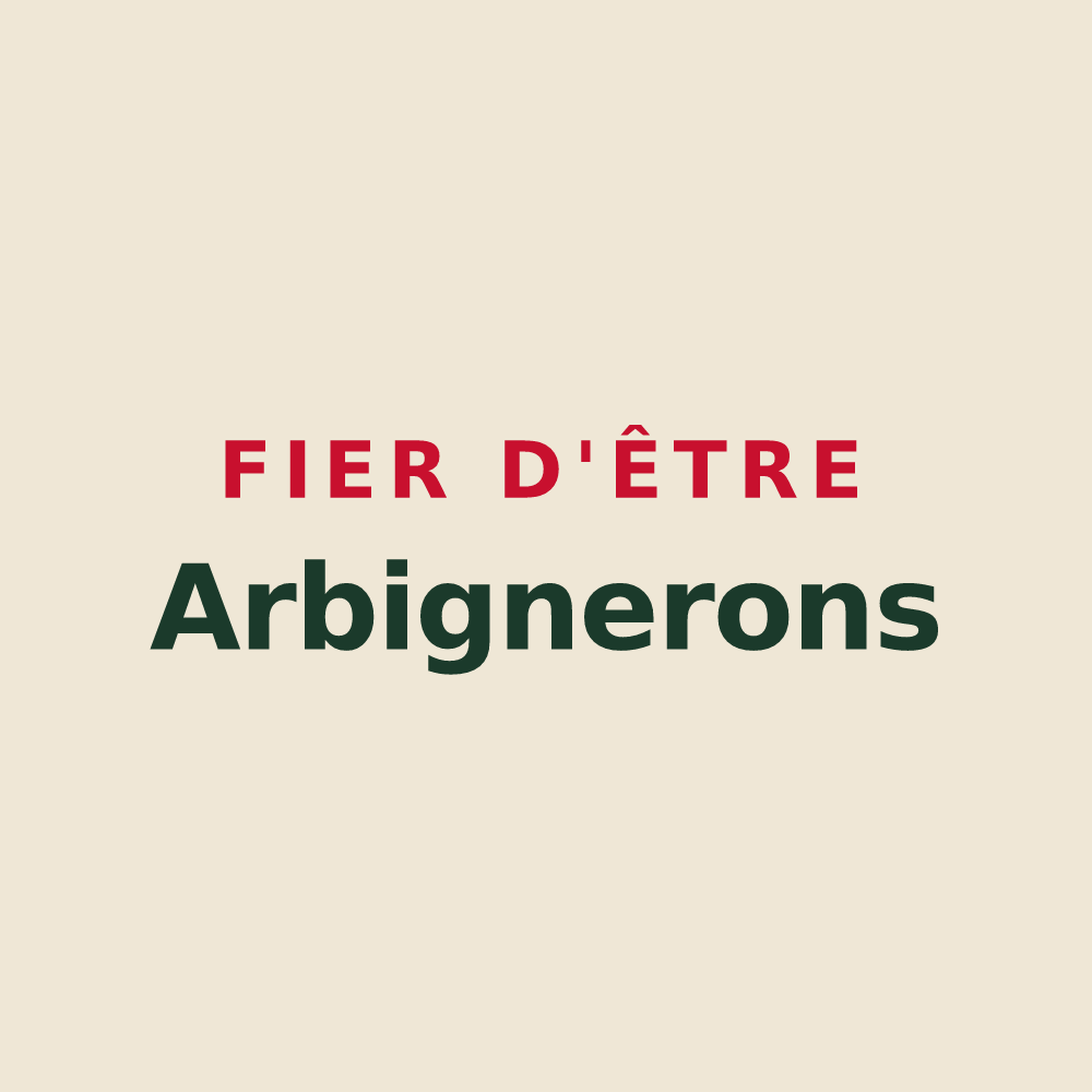 Tote bag « Fier d'être Arbignerons » — design pour Arbigny