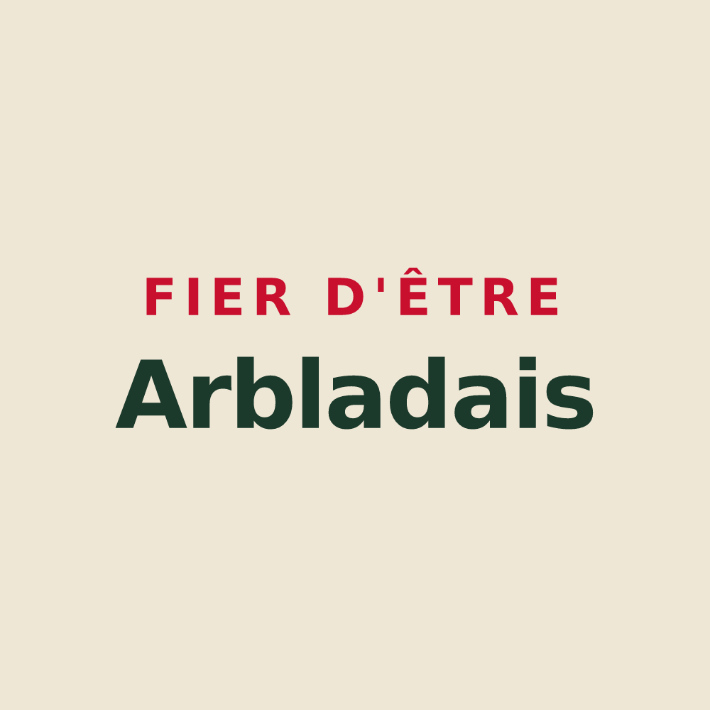 Tote bag « Fier d'être Arbladais » — design pour Arblade-le-Bas