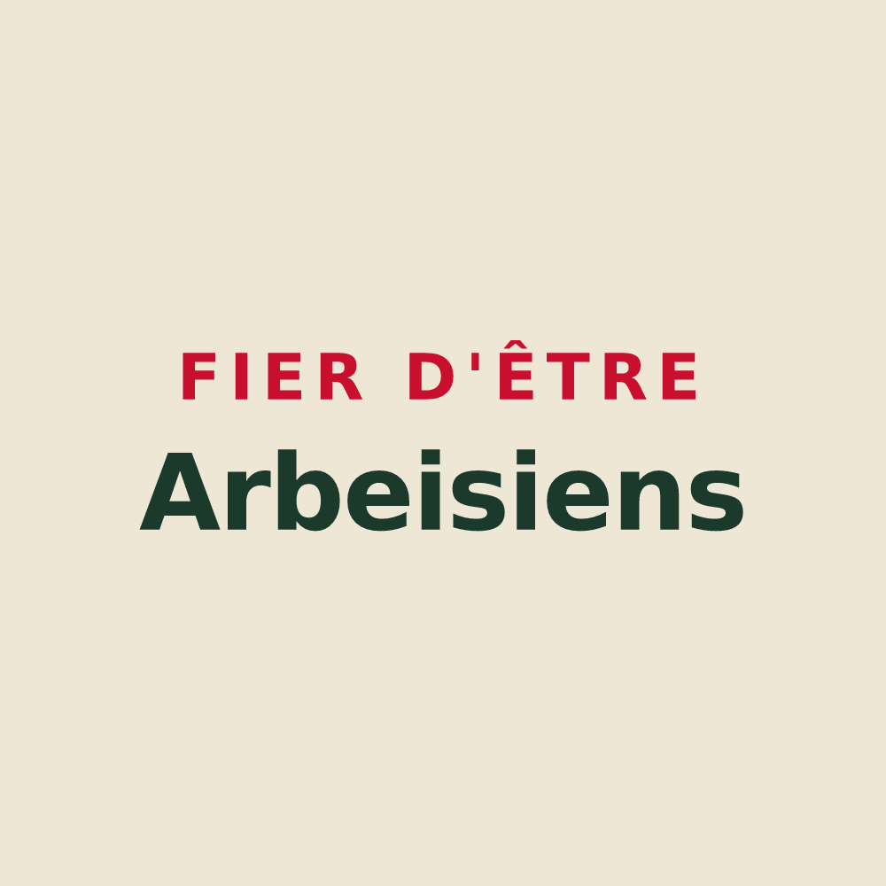 Tote bag « Fier d'être Arbeisiens » — design pour Arbot