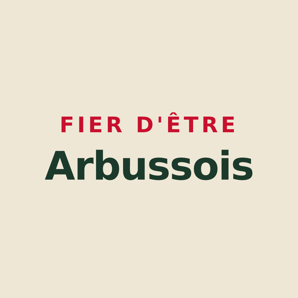 Tote bag « Fier d'être Arbussois » — design pour Arbourse