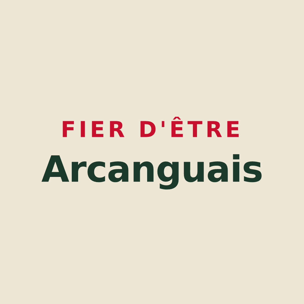 Tote bag « Fier d'être Arcanguais » — design pour Arcangues
