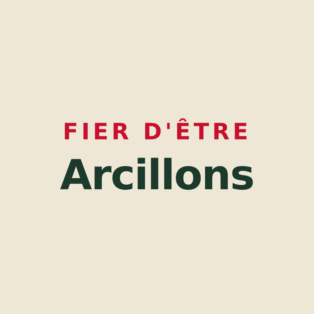 Tote bag « Fier d'être Arcillons » — design pour Arces