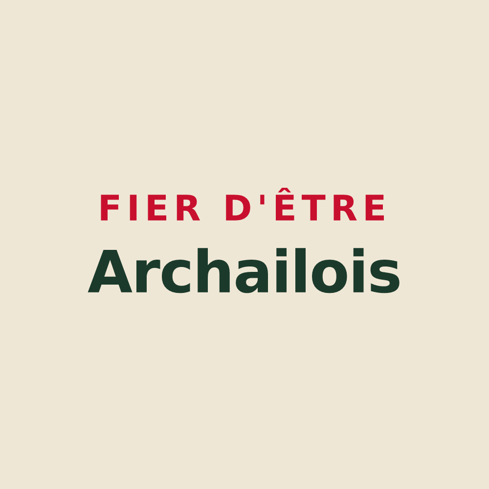 Tote bag « Fier d'être Archailois » — design pour Archail