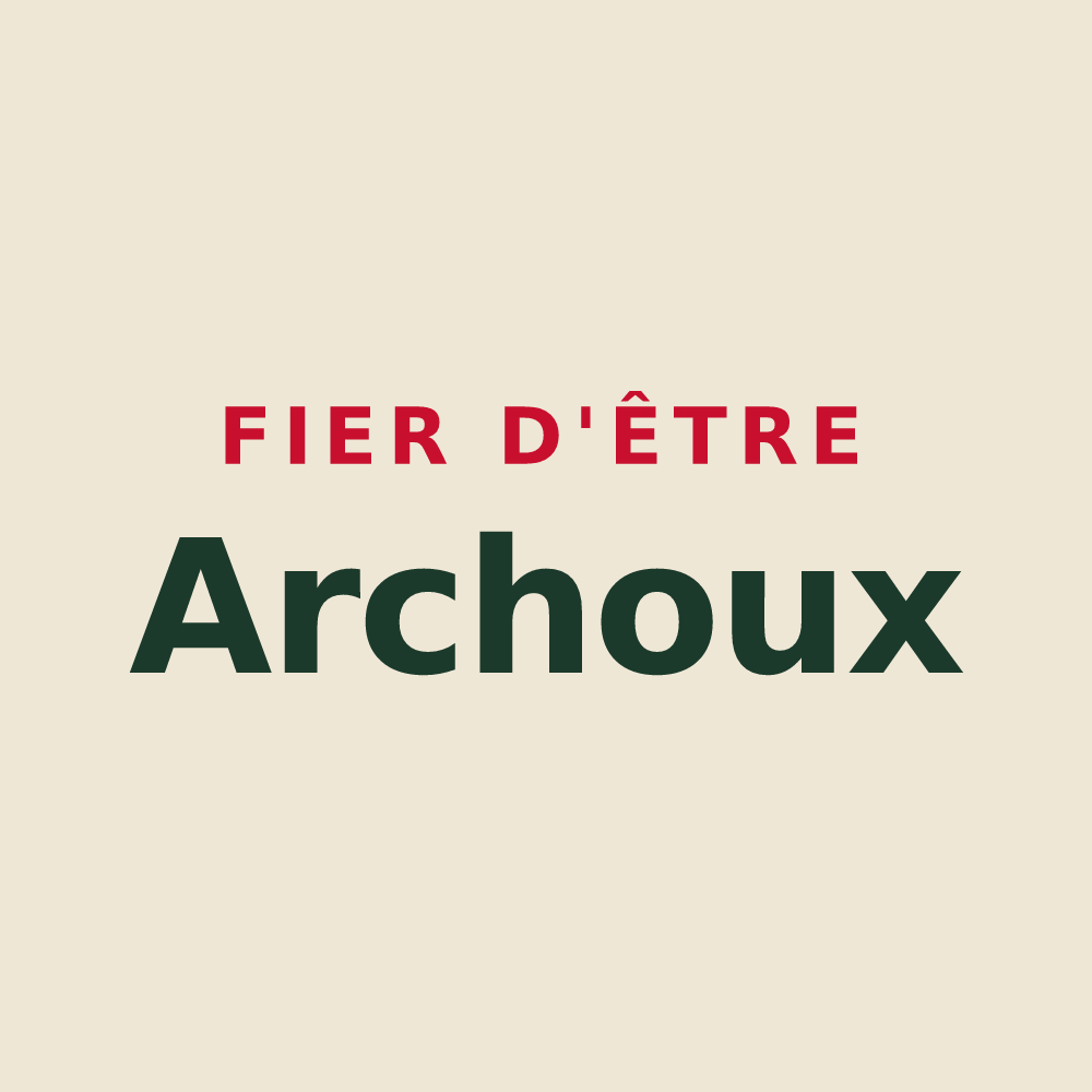 Tote bag « Fier d'être Archoux » — design pour Arches