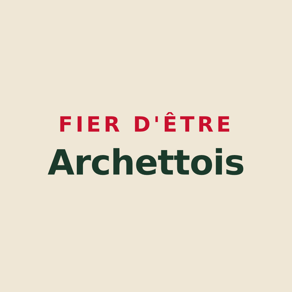 Tote bag « Fier d'être Archettois » — design pour Archettes