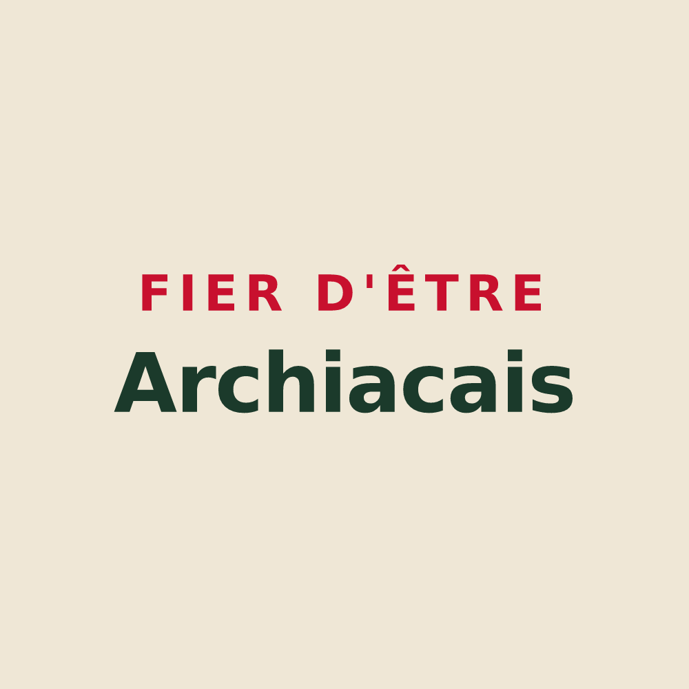 Tote bag « Fier d'être Archiacais » — design pour Archiac