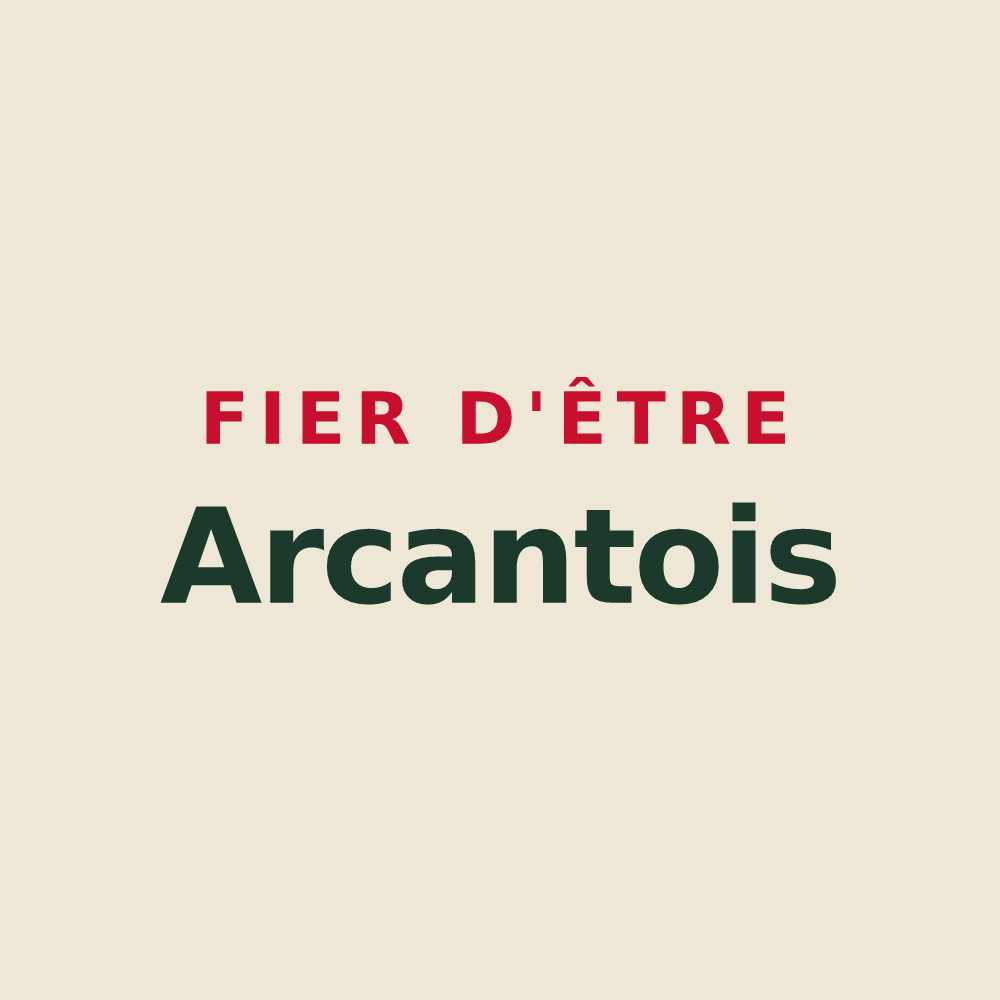 Tote bag « Fier d'être Arcantois » — design pour Archingeay