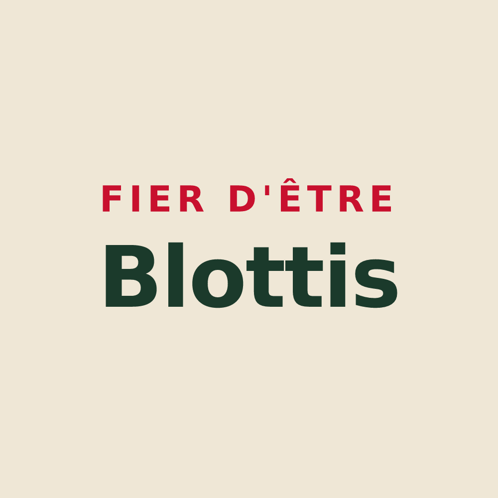 Tote bag « Fier d'être Blottis » — design pour Arcinges