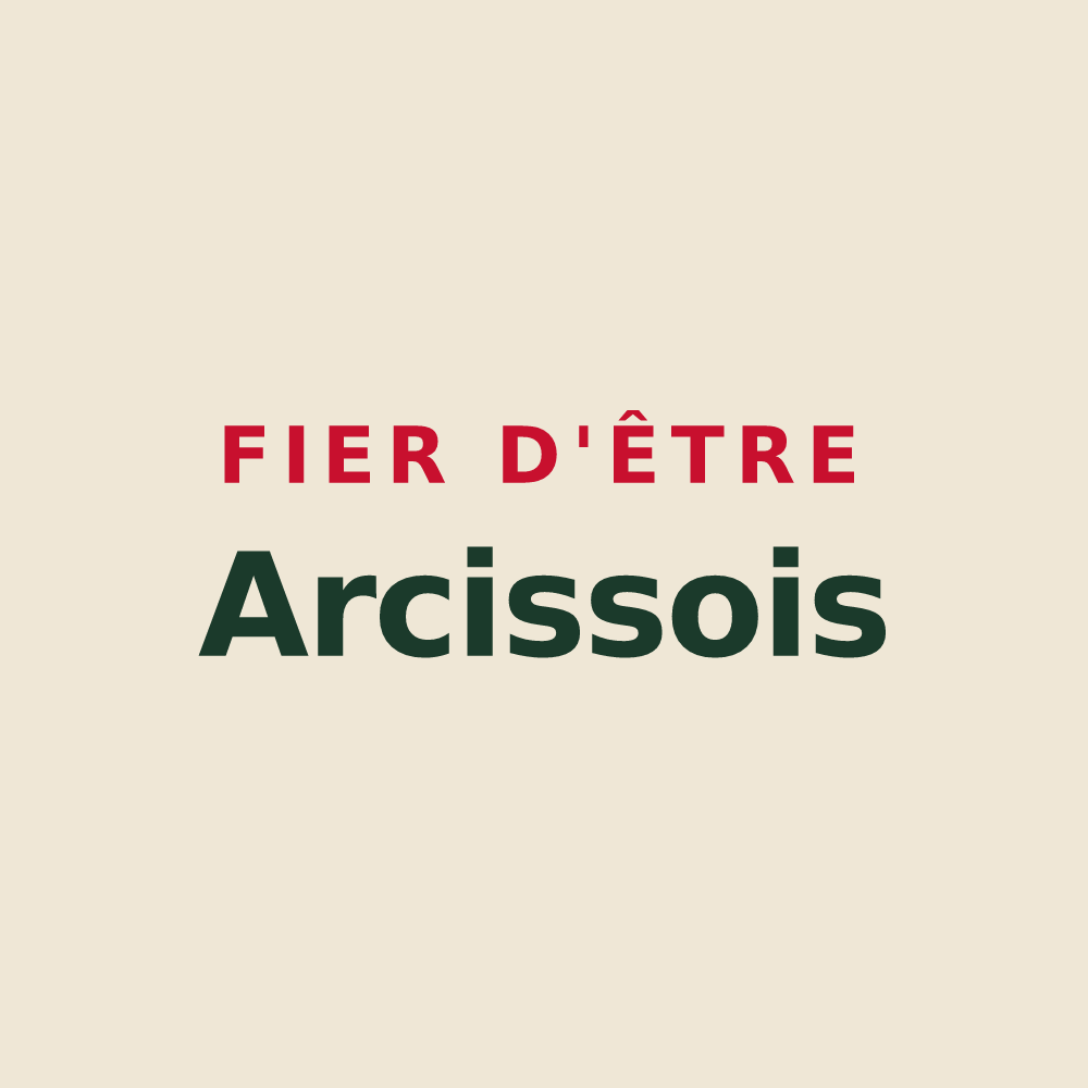 Tote bag « Fier d'être Arcissois » — design pour Arcisses