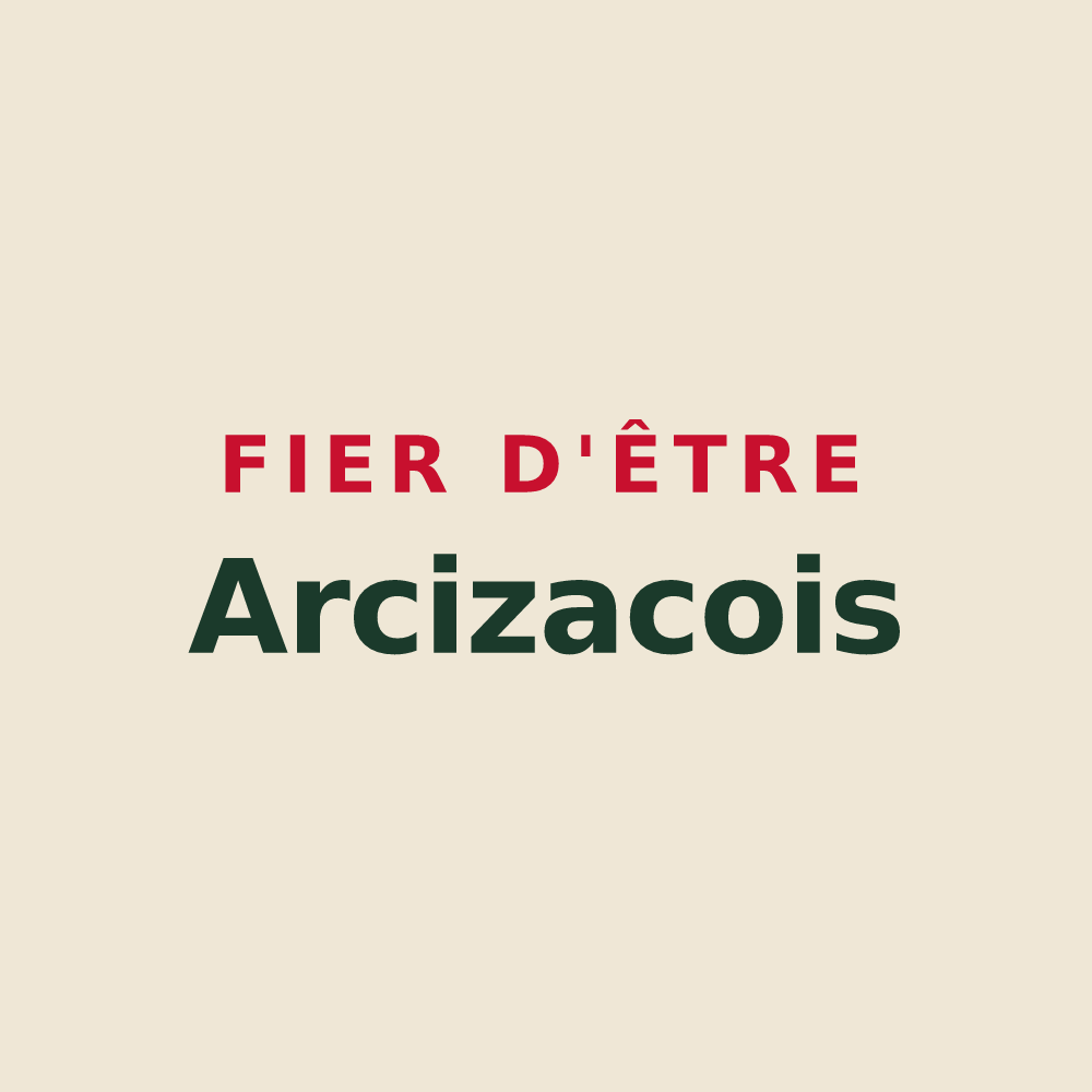Tote bag « Fier d'être Arcizacois » — design pour Arcizac-Adour