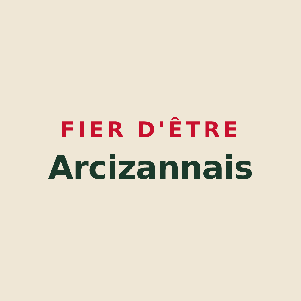 Tote bag « Fier d'être Arcizannais » — design pour Arcizans-Avant