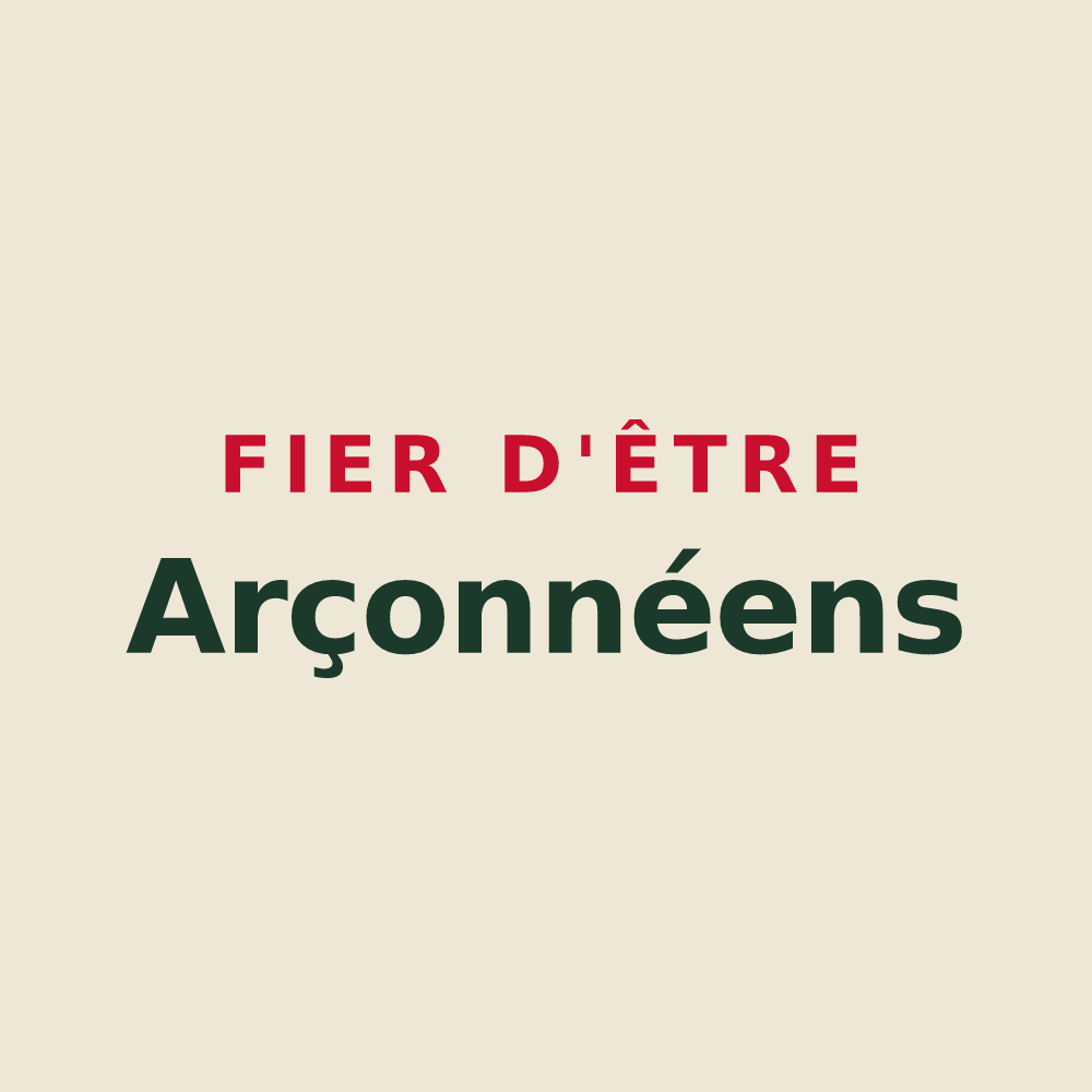 Tote bag « Fier d'être Arçonnéens » — design pour Arçonnay