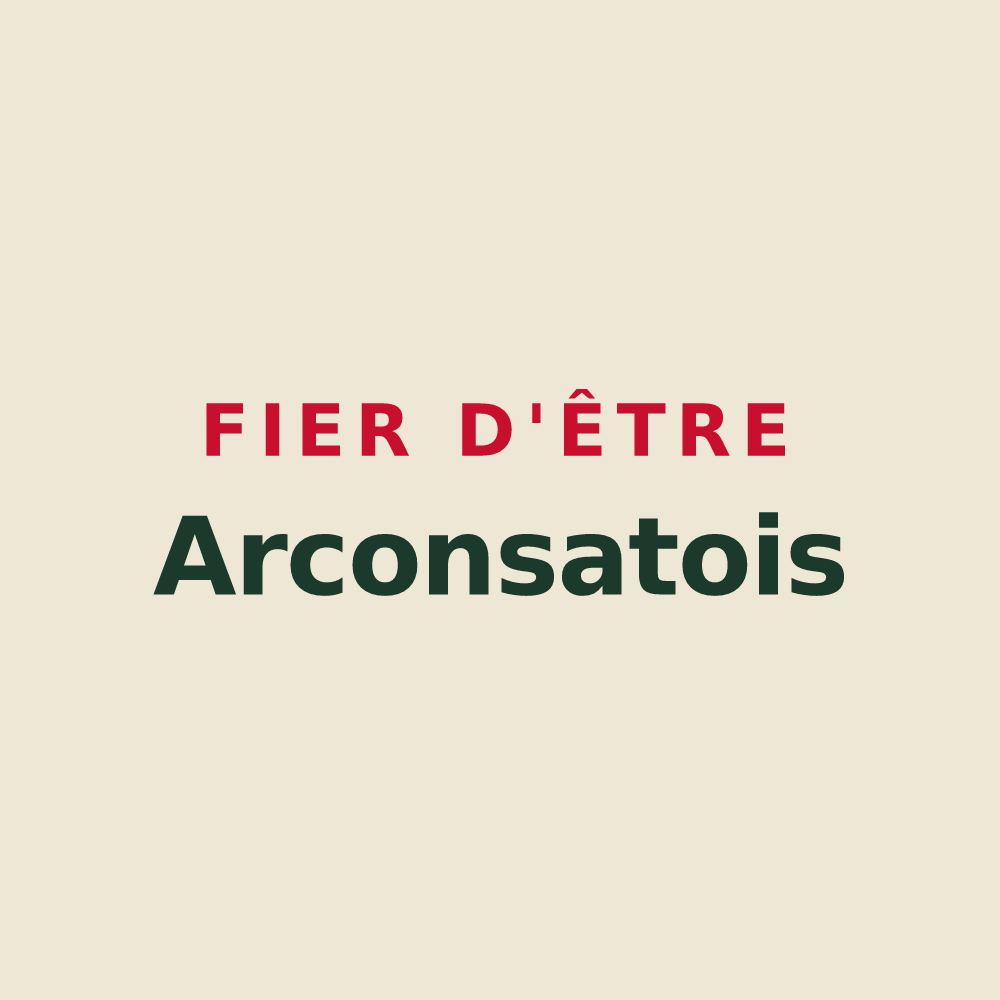 Tote bag « Fier d'être Arconsatois » — design pour Arconsat