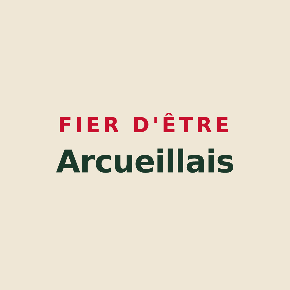 Tote bag « Fier d'être Arcueillais » — design pour Arcueil
