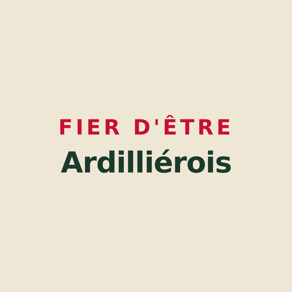 Tote bag « Fier d'être Ardilliérois » — design pour Ardillières