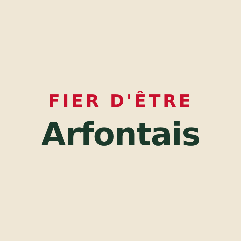 Tote bag « Fier d'être Arfontais » — design pour Arfons