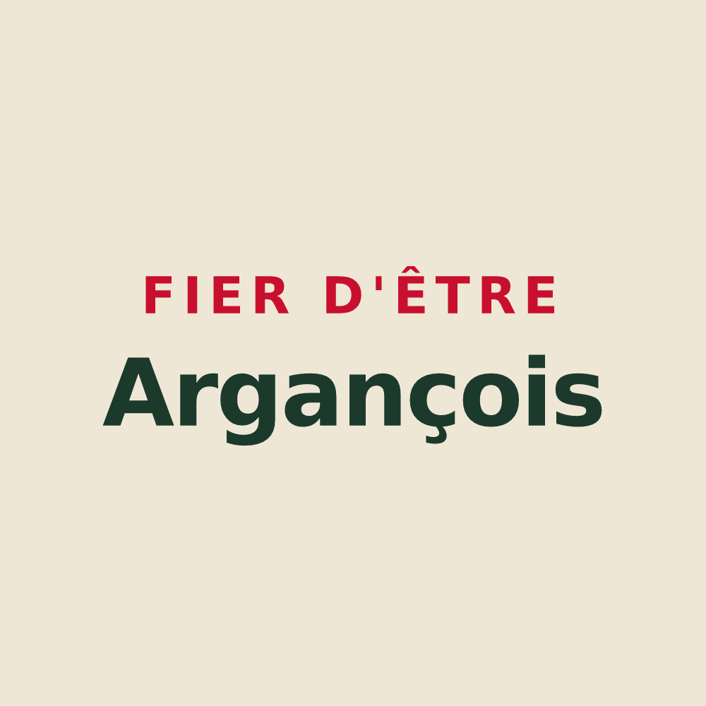 Tote bag « Fier d'être Argançois » — design pour Argancy