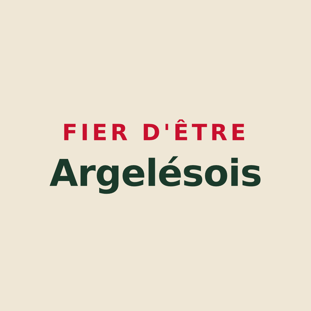 Tote bag « Fier d'être Argelésois » — design pour Argelès-Bagnères