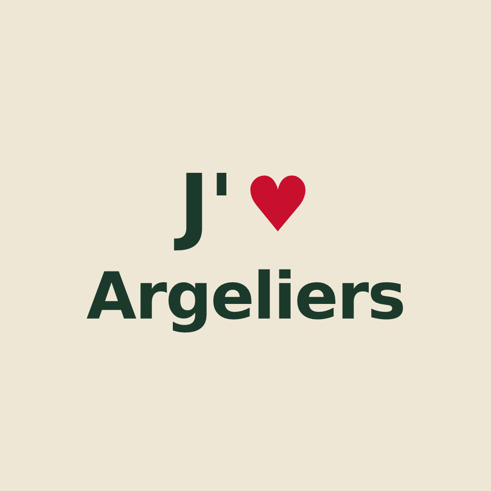 Tote bag personnalisé Argeliers — design J'aime Argeliers