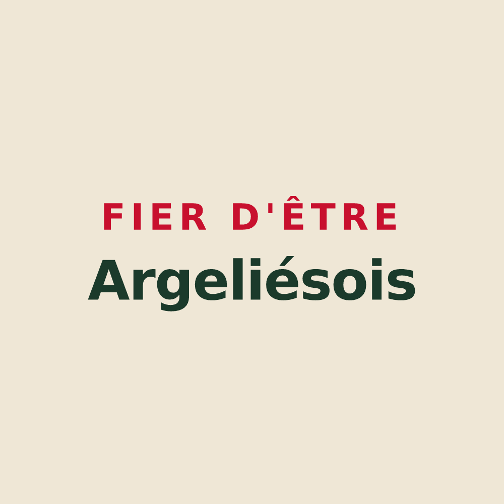 Tote bag « Fier d'être Argeliésois » — design pour Argeliers