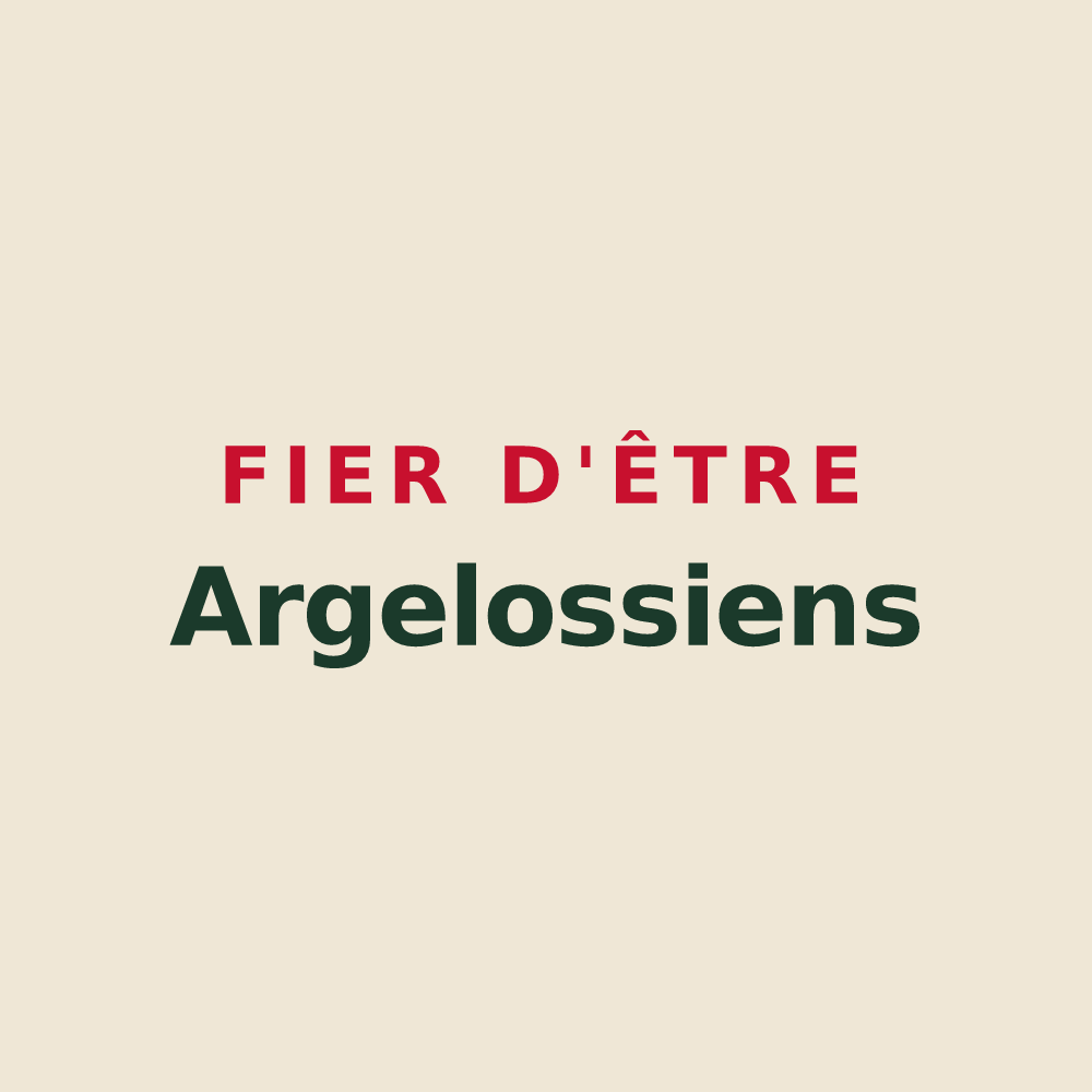 Tote bag « Fier d'être Argelossiens » — design pour Argelos