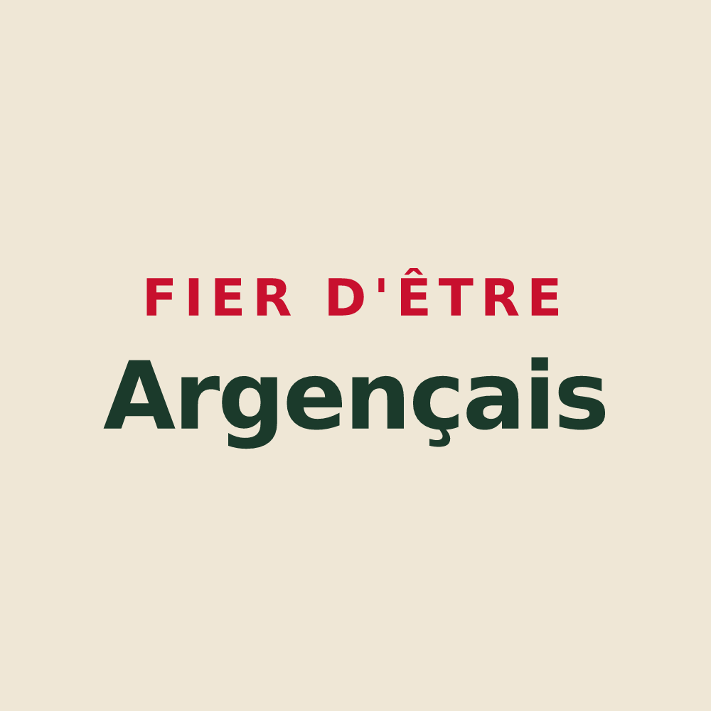 Tote bag « Fier d'être Argençais » — design pour Argences