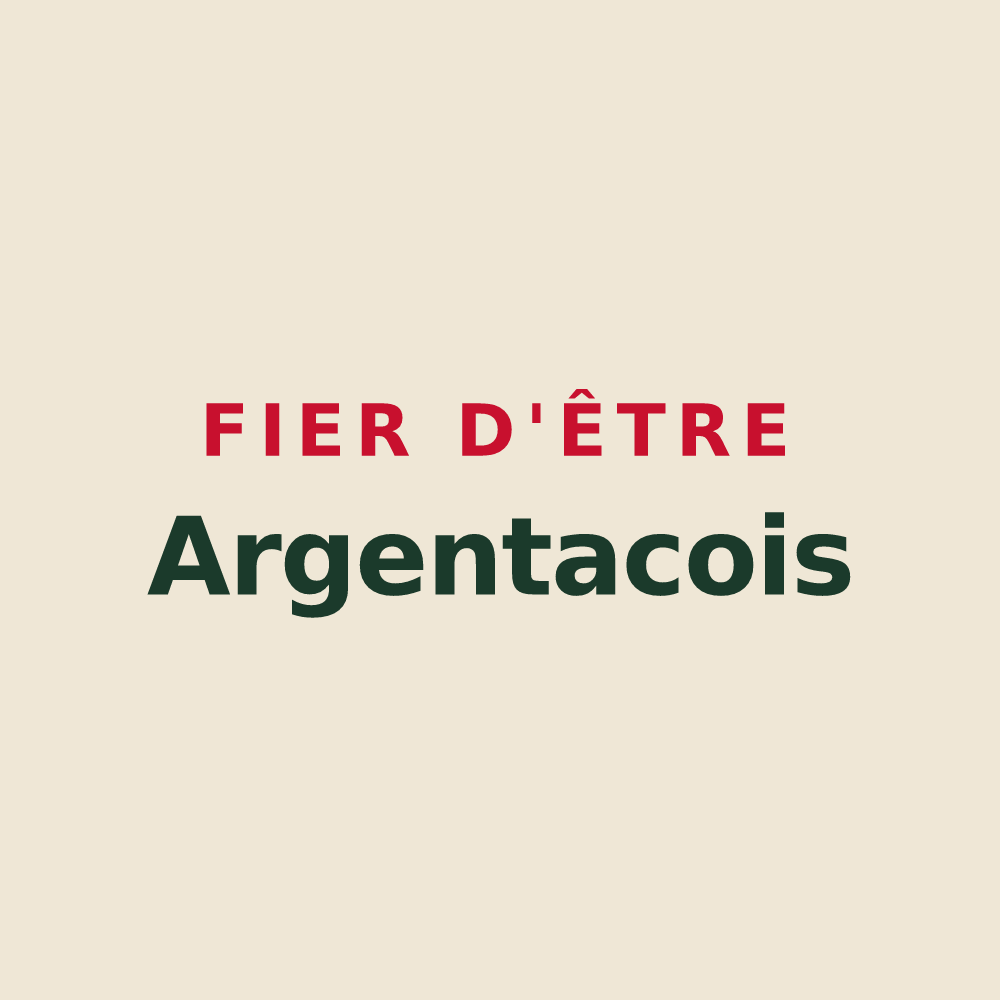 Tote bag « Fier d'être Argentacois » — design pour Argentat-sur-Dordogne