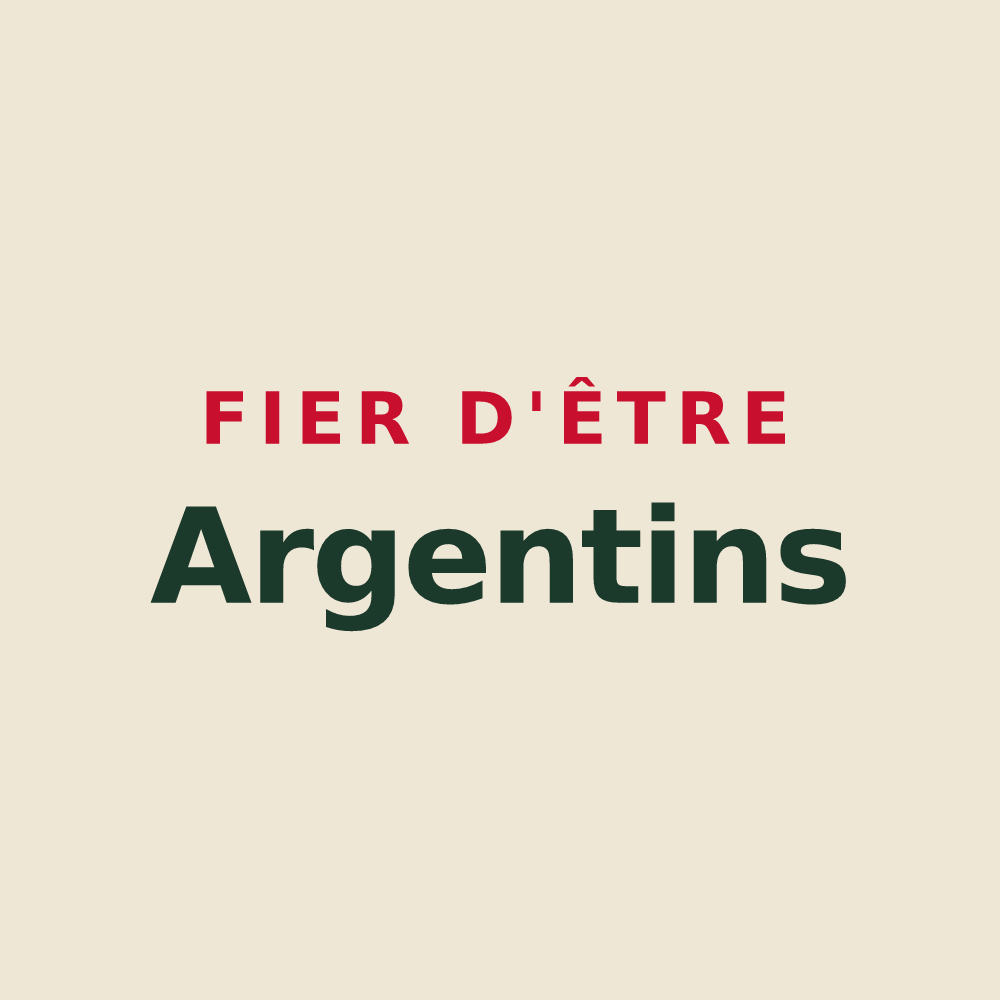 Tote bag « Fier d'être Argentins » — design pour Argentine