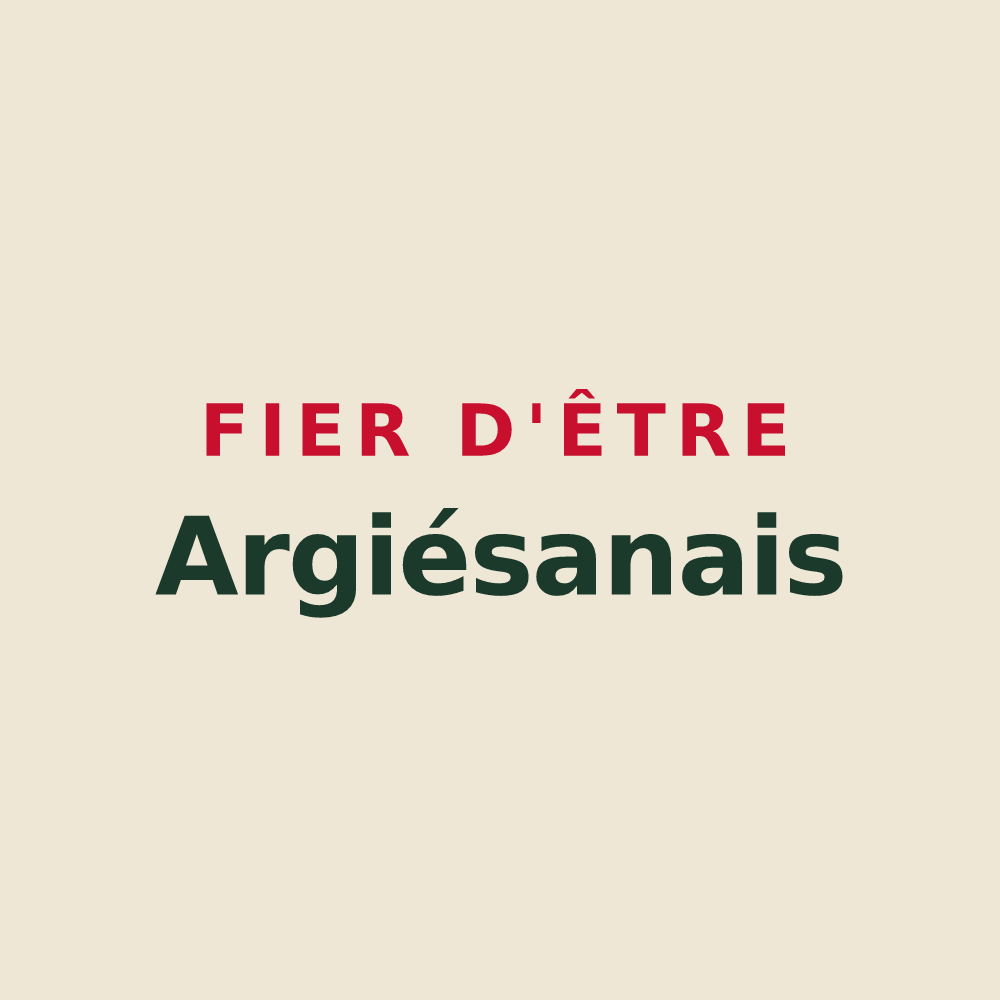 Tote bag « Fier d'être Argiésanais » — design pour Argiésans