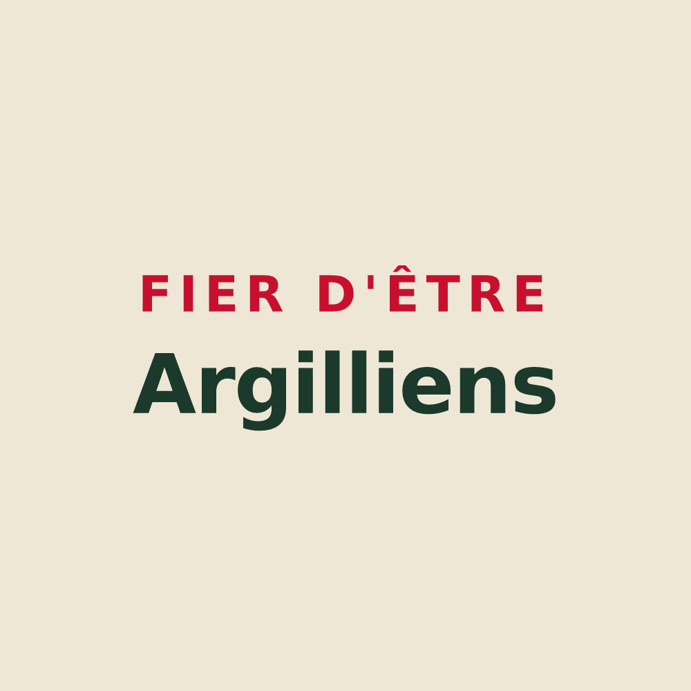 Tote bag « Fier d'être Argilliens » — design pour Argilly