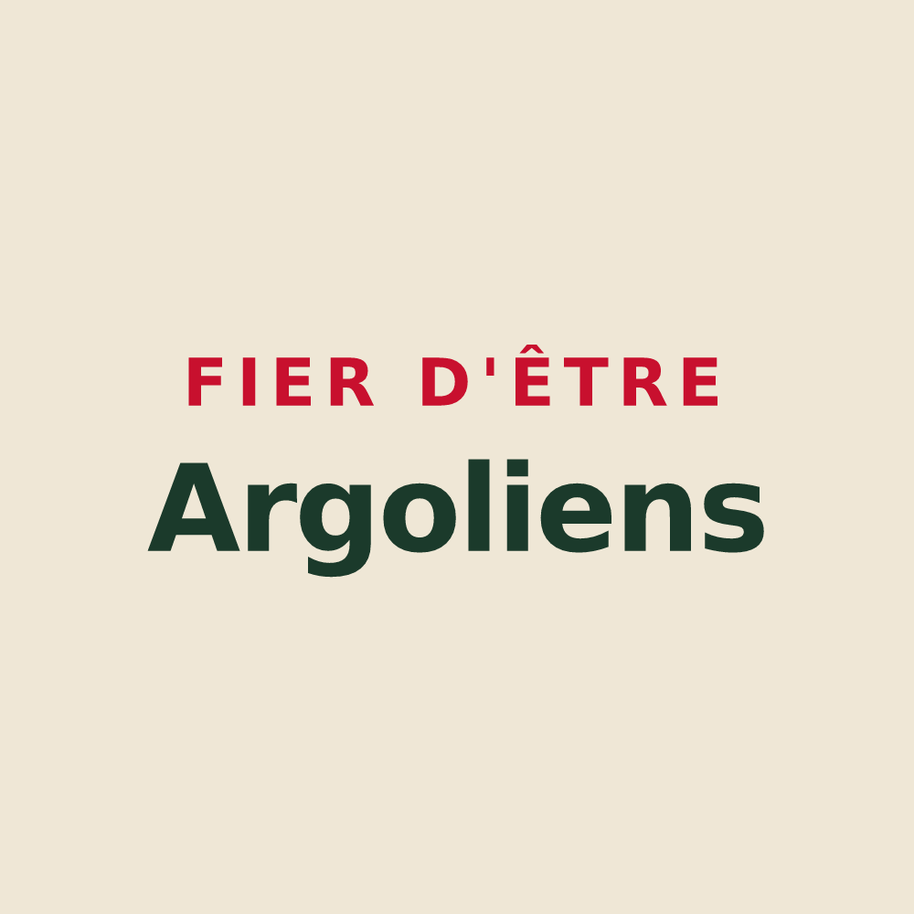 Tote bag « Fier d'être Argoliens » — design pour Argol