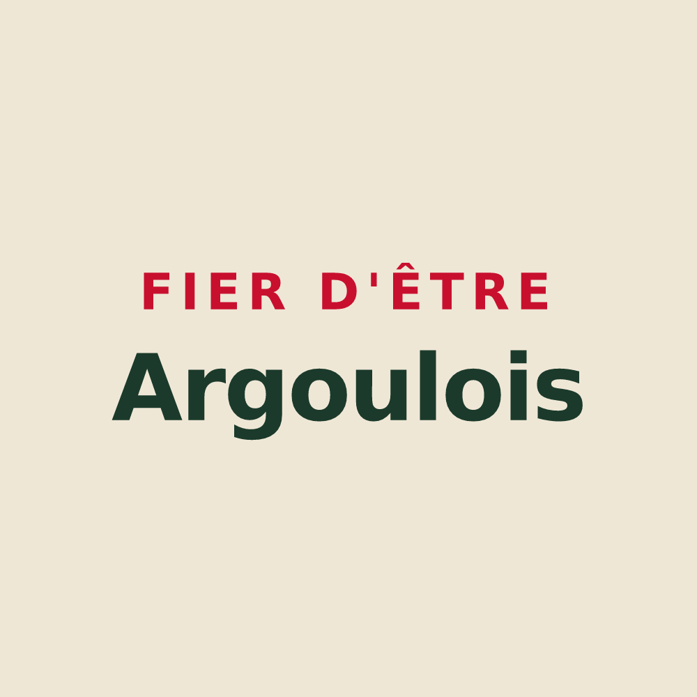 Tote bag « Fier d'être Argoulois » — design pour Argoules