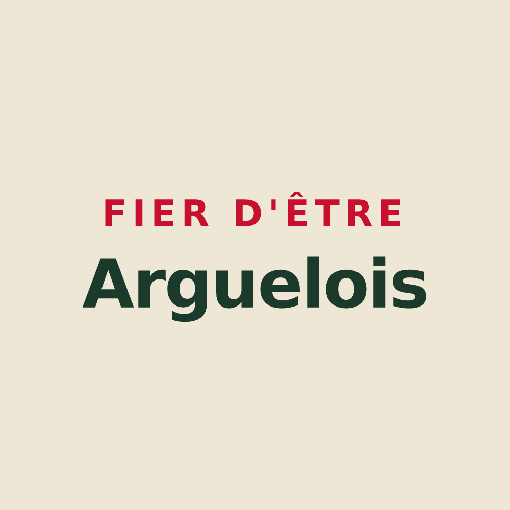 Tote bag « Fier d'être Arguelois » — design pour Arguel