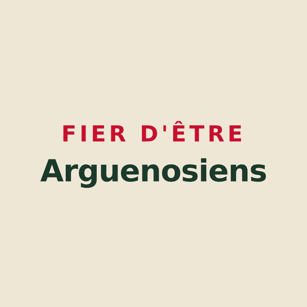 Tote bag « Fier d'être Arguenosiens » — design pour Arguenos