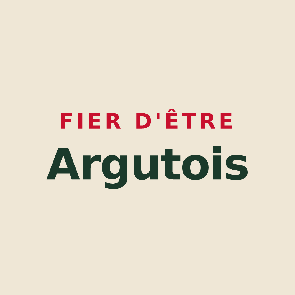 Tote bag « Fier d'être Argutois » — design pour Argut-Dessous