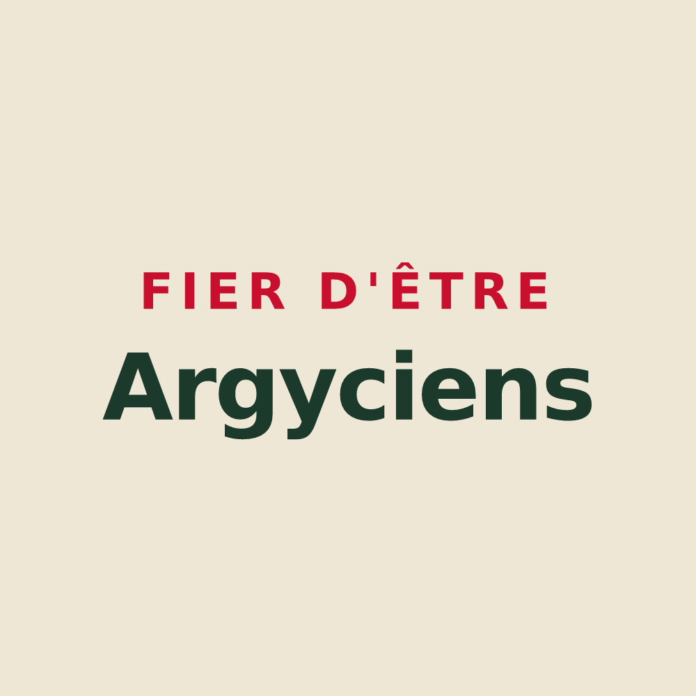Tote bag « Fier d'être Argyciens » — design pour Argy