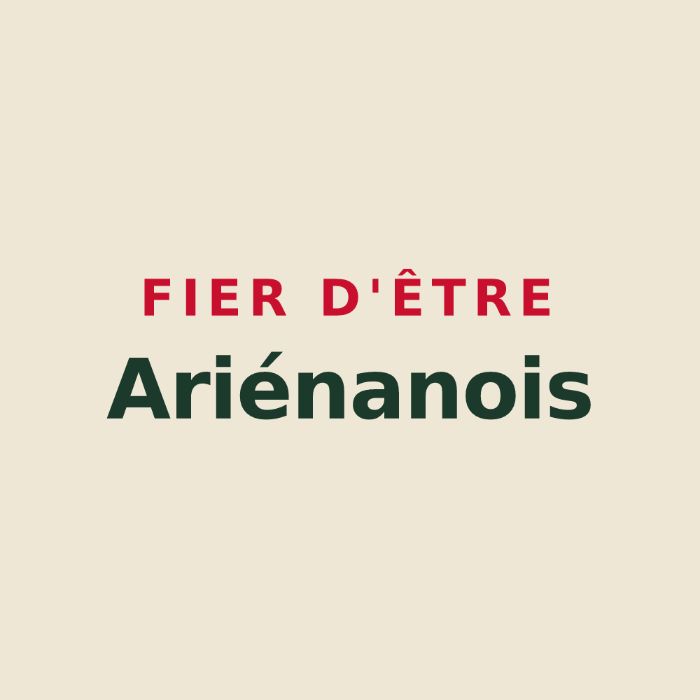 Tote bag « Fier d'être Ariénanois » — design pour Aries-Espénan