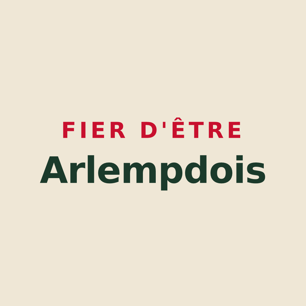 Tote bag « Fier d'être Arlempdois » — design pour Arlempdes