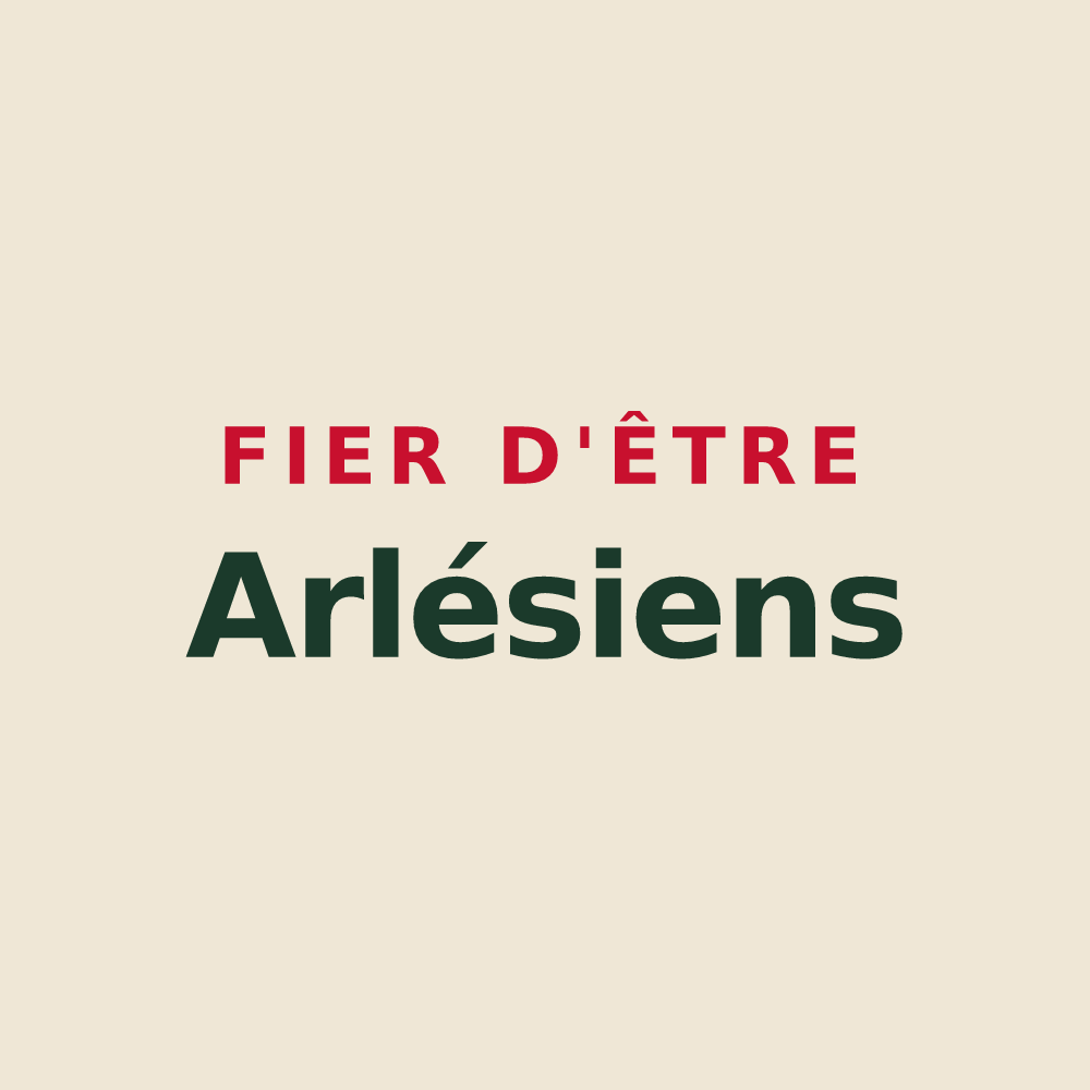 Tote bag « Fier d'être Arlésiens » — design pour Arles