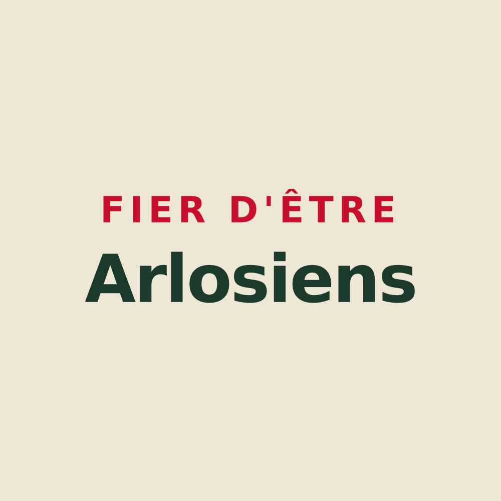 Tote bag « Fier d'être Arlosiens » — design pour Arlos