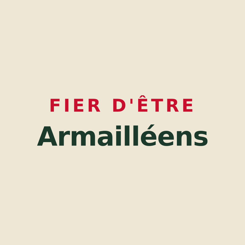 Tote bag « Fier d'être Armailléens » — design pour Armaillé