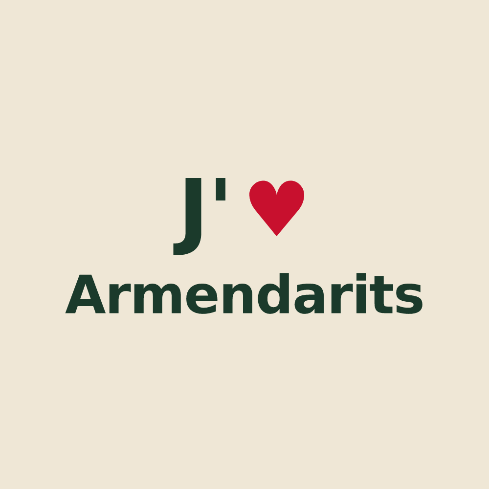 Tote bag personnalisé Armendarits — design J'aime Armendarits